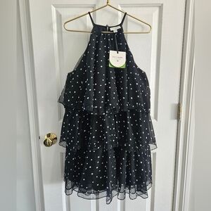 NWT Target X Kate Spade New York Polka Dot Tiered Mini Dress